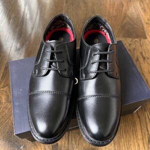 Bruno Marc boys dress shoe in Black, Size 2